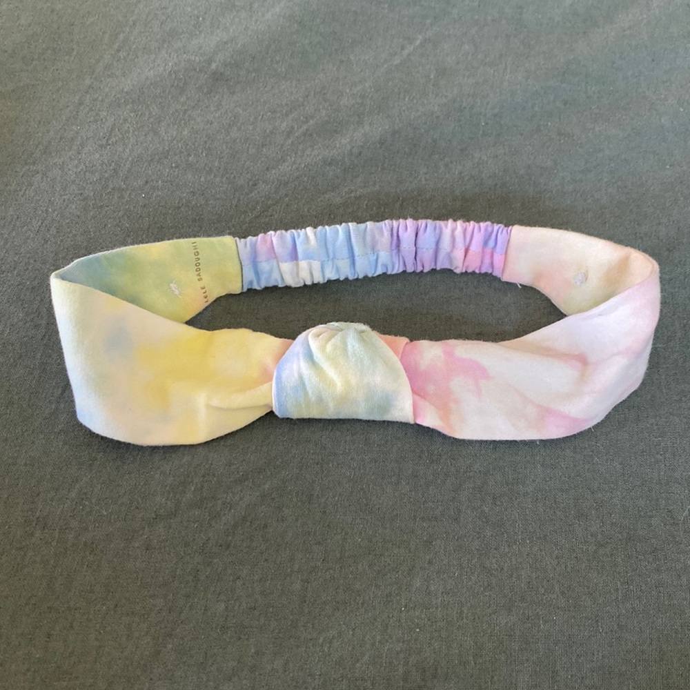 Lele Sadoughi tie dye headband